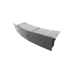 Profil okapowy łukowy nacinany W30 2mb RAL7037 szary Renoplast