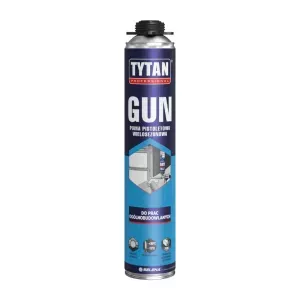 Pianka montażowa wielosezonowa pistoletowa Gun 750ml Tytan