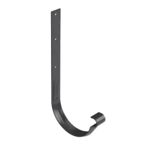 Hak rynnowy nakrokwiowy Stal 135 mm grafit półmat RAL7016 Galeco