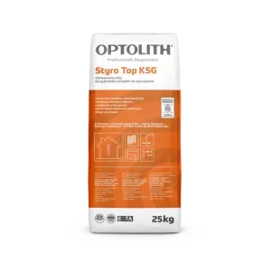 Klej do styropianu i siatki Styro Top KSG 25kg Optolith