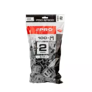 PRO System poziomowania płytek 2mm klipsy 100szt. SP800