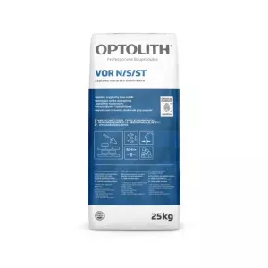 Optolith VOR S Zaprawa do klinkieru z trasem 25kg antracyt OPTOMUR