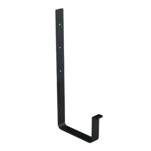 Hak nakrokwiowy STAL2 125mm czarny RAL9005 Galeco