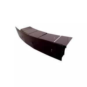 Profil okapowy łukowy nacinany W30 2mb RAL8019 brąz Renoplast