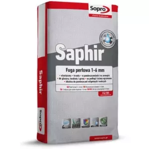 Sopro fuga saphir 14 betonowo-szary 20kg1-6mm