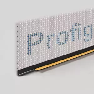 Listwa przyokienna z uszczelką i siatką 6mm L=3m czarny Profigips