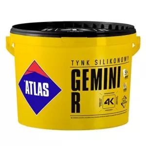 Tynk silikonowy Gemini R baza biała 25kg Atlas