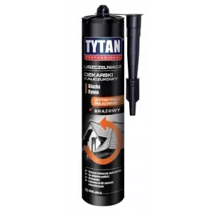 Tytan uszczelniacz dekarski kauczukowy brązowy 280ml