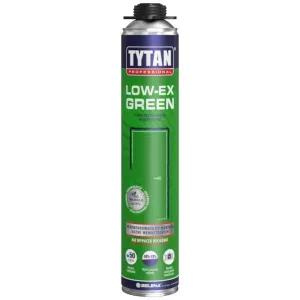 Pianka montażowa pistoletowa Low-Ex Green 750ml Tytan