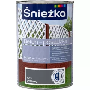 Śnieżka beton posadzka grafitowy 0,8l farba akrylowa