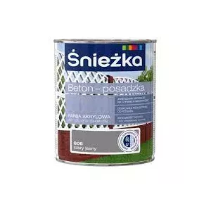 Śnieżka beton posadzka szary jasny 0,8l farba akrylowa