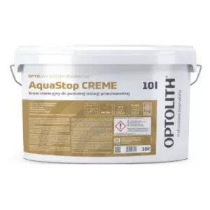 Optolith AquaStop Creme 10l krem iniekcyjny do poziomej izolacji przeciwodnej OPTOSAN
