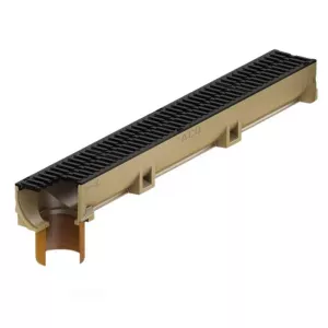 Odwodnienie liniowe z rusztem żeliwnym z króćcem 110mm Self Euroline B125 ACO