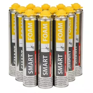 Pianka montażowa niskoprężna pistoletowa Smart Foam 750ml 12szt. karton Klimas