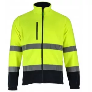 Bluza polarowa ostrzegawcza Basic neon line żółta rozm. XL