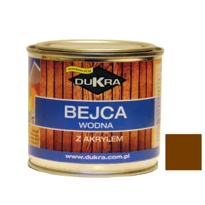 Bejca do drewna wodna kasztan 250ml z akrylem Dukra