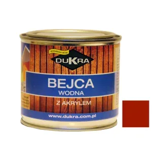 Bejca do drewna wodna mahoń 250ml z akrylem Dukra