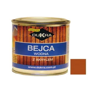 Bejca do drewna wodna teak 250ml z akrylem Dukra
