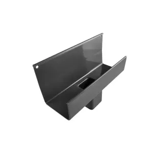 Lej spustowy RK65 dł. 20cm 45x45mm RAL7024 grafit Renoplast