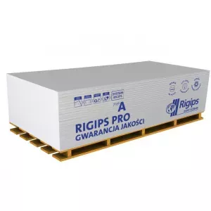 Płyta karton gips zwykła 2600mm x 1200mm x 9,5mm Rigips Pro typ A (GKB)