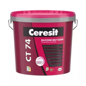 Tynk silikonowy 1,5mm CT74 Double Dry White 25kg Ceresit