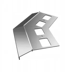Narożnik zewnętrzny K100 135° RAL7037 szary Renoplast