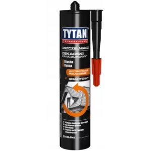 Uszczelniacz dekarski kauczukowy grafitowy 280ml Tytan