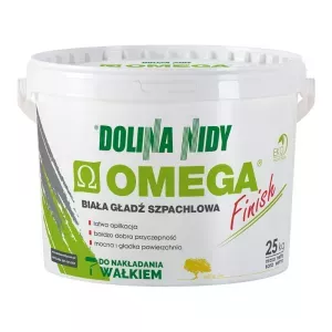Gładź szpachlowa Omega Finish biała 25kg Dolina Nidy