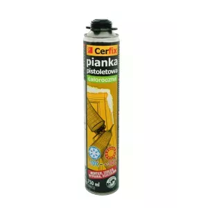 Pianka montażowa pistoletowa całoroczna 750ml Cerfix