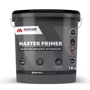Grunt polimerowo bitumiczny Master Primer czarny 18kg Matizol