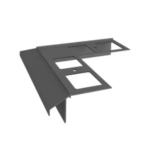Narożnik zewnętrzny K100R 90° RAL7024 grafit Renoplast