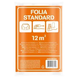 Folia malarska cienka 3x4m gr.0,005mm 0400-060304 Scley