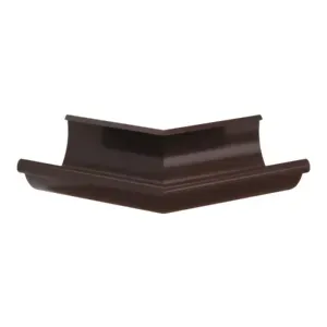 PRODUKTY UZUPEŁNIAJĄCE - Narożnik zewnętrzny 135° Stal 120 brąz ciemny RAL8019 Galeco 
