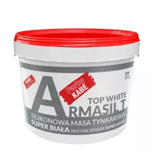 Tynk silikonowy Armasil T Top White super biały 1,5mm 25kg Kabe