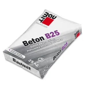 Beton B25 25kg gotowa mieszanka betonowa C20/25 wzmocniona Baumit