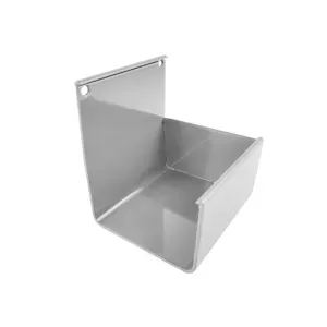 Zakończenie rynny RK65 L+P RAL7035 szary Renoplast