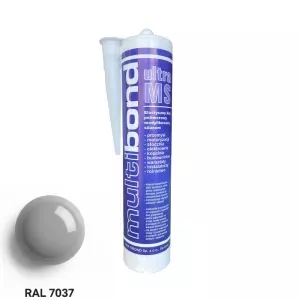 Klej uszczelniacz 290ml RAL7037 szary Renoplast