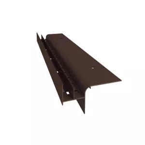 Profil okapowy prosty W20R 2mb RAL8019 brąz Renoplast