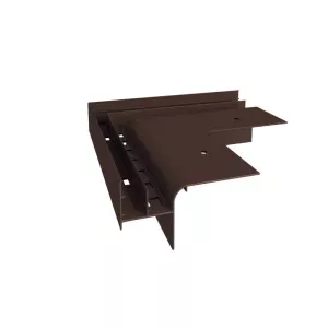 Narożnik zewnętrzny W20R 90° RAL8019 brąz Renoplast