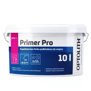Farba podkładowa wewnetrzna Primer Pro 10l Optolith Optomal