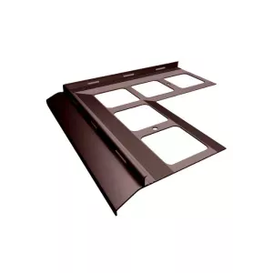 Narożnik zewnętrzny K20 90° RAL8011 brąz Renoplast