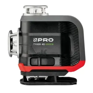 Laser krzyżowy TYXER 4G zielona wiązka PRO