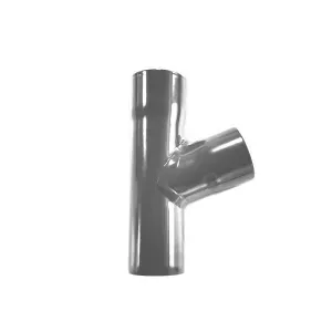 Trójnik rury spustowej R50 67° śr.40mm RAL7037 szary Renoplast