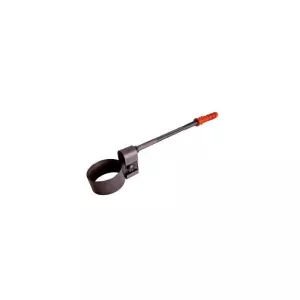 Obejma rury spustowej R50 dł.25cm śr.40mm RAL8019 brąz Renoplast