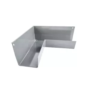 Narożnik rynny wewnętrzny RK65 90° RAL7037 szary Renoplast