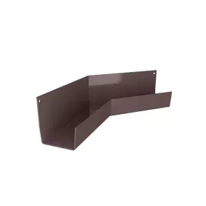 Narożnik rynny wewnętrzny RK65 135° RAL8019 brąz Renoplast