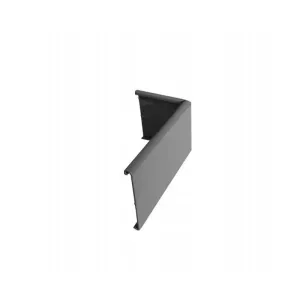 Narożnik łącznikowy lewy W30 90° 5x10cm RAL7037 szary Renoplast