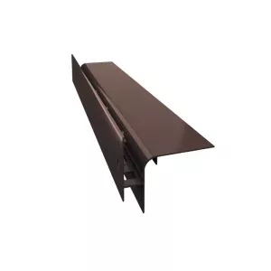 Profil okapowy prosty W30R PLUS 2mb RAL8019 brąz Renoplast