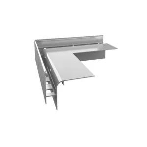Narożnik zewnętrzny W30R PLUS 90° RAL7037 szary Renoplast