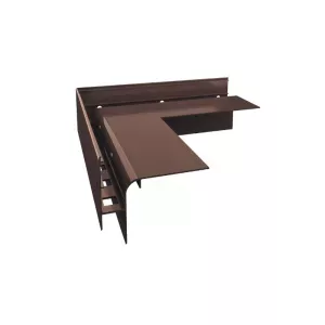 Narożnik zewnętrzny W30R PLUS 90° RAL8019 brąz Renoplast
